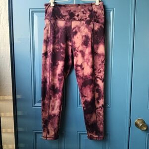 Victoria's Secret Vibrant Tie-Dye Leggings